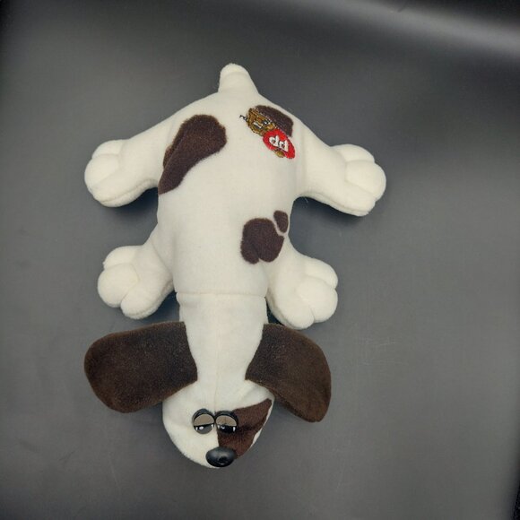 Vintage Pound Puppies 8" Newborn Furries Dog White with Brown Spots Tonka 1985 - Picture 3 of 6